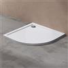 doporro Piatto Doccia Quadrato 80x80x4 cm con Superficie Antiscivolo | Acrilico, Colore Bianco, Lastra Acrilica 2,2 mm, Retro Rinforzato, Struttura Impermeabile, Superficie Facile da Pulire