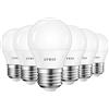 LVWIT Lampadine LED Attacco E27 Forma G45, 6.5W Equivalente a 60W, Luce Bianca Calda 2700K, Flusso Luminoso 806LM, Risparmio Energetico, Non Dimmerabile, Pacco da 6 Unità