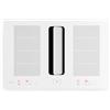 Klarstein ChefFusion - Piano cottura a induzione con cappa aspirante, 80 cm, 4 zone, 7200 W, 504,3 m³/ora, zone flex, ricircolo & scarico