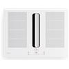 Klarstein ChefFusion - Piano cottura a induzione con cappa aspirante, 70 cm, 4 zone, 7200 W, 504,3 m³/ora, zone flex, ricircolo & scarico