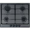 Plados Piano cottura STAR60 a gas incasso 4 fuochi 60 cm - Nero Matt