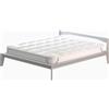 Topper Matrimoniale Trapuntato 600 gr/mq con Elastici Plus Bianco