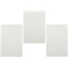 jojofuny 3 Fogli Sublimazione in Lega di Alluminio Bianco Perlato 30x40 Cm per Stampa Foto e Insegne, Pannelli Metallici Vuoti per Stampa a Trasferimento Termico, Set per Decorazioni Casa