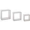 5 five simply smart 5five - 3 piccole mensole a muro fixy cubo bianco