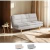 Produce Shop Divano Letto clic clac 2 posti in Tessuto con Schienale reclinabile Livra - Grigio