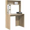vidaXL Scrivania Rovere Sonoma 91 x 50 x 149 cm Legno ingegnerizzato