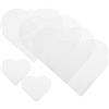 jojofuny Facile da Pulire in Plastica 6 a Forma di Cuore per Uncinetto e Ricamo per Accessori Creativi e Borse Fai-da-Te
