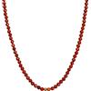 BERGERLIN Collana in vera pietra naturale con perla in argento 925 o perla placcata oro - collana di perle in filigrana da donna con chiusura e certificazione di autenticità