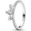 Pandora Timeless - Anello Herbarium Petali Luminosi, in argento sterling, con pietre di zirconia cubica incolori