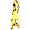 PEGASO GIOIELLI - Ciondolo Oro Giallo 18kt (750) Pendente Mano Manina Corna Cornette Charms Uomo Donna