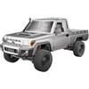 RMT MODELS Toyota Land Cruiser | Auto RC telecomandato 1:12 | 4WD Crawler Pickup | Controllo 2,4 GHz 100 m | Luce LED | Batteria Li-Ion 7,4 V 500 mAh 30 min | Set completo RTR Offroad (Argento)