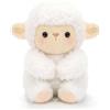 shownicer Peluche seduto, pratico e morbido, accessorio per la casa, decorazione da scrivania e da collezione, regalo per bambini e adulti (agnello, 15 cm)