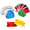 KAWAAN 4 Pezzi Porta Carte da Gioco, Maggior Parte dei Giochi di Carte | Plastica, 4 Colori Diversi, Riutilizzo, Supporto per Carte da Gioco per Bambini, Anziani, Adulti, Disabili