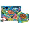 Crocodile Creek Puzzle, 36 pezzi per bambini dai 3 anni in su, scatola a forma di resistente per la conservazione, dimensioni puzzle finito 45,7 x 61 cm, tartaruga marina