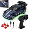 LTFIOON 1:64 Mini Macchina Telecomandata Drift, Auto 4WD da Tavolo con Telecomando | Auto Telecomandata Bambino,2 Velocità, Type-C, Sterzo Proporzionale, Auto RC Drift da Tavolo per Bambini e Adulti