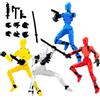 CIYIN Action Figure, Figura D'azione, Action Figure 13,Action Figure Robot, Heroes, Action Figure Set,Figure Mobili Multi Snodate(Con 4 Armi + 3 Tipi di Mani)