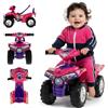 sun baby Quad per bambini da 1 anno, scivolo quad, baby quad, veicolo baby auto (Rosa)