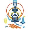 Hot Wheels Track Builder Kit Triplo Loop, set regalo con 3 loop per bambini da 6 a 12 anni, con una macchinina Hot Wheels in scala 1:64 e connettori, imballaggio sostenibile, GYP65