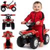 sun baby Quad per bambini da 1 anno, scivolo quad, baby quad, veicolo baby auto (Rosso)