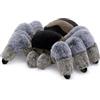 MorisMos XXL Ragno Peluche Gigante, 45cm Grigio Ragno Grande, Kawaii Morbido Animali di Peluche Regalo per Fidanzate Bambini Compleanno Natale Deco