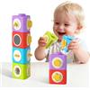 Felly Giochi Cubo attività per Neonato 6 Mesi, Gioco Sensoriali Montessori, Giocattoli per Viaggio in Aereo, Motricità Fine Bambini, Regalo Interattivo Educativo per Bimbo e Bimba 1 2 3 Anni