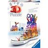 Ravensburger Puzzle 3D 11152 Sneaker Skyline, pratico portapenne, 108 pezzi, organizer da scrivania per bambini a partire dagli 8 anni in su