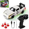 LTFIOON 1:64 Mini Macchina Telecomandata Drift, Auto 4WD da Tavolo con Telecomando | Auto Telecomandata Bambino,2 Velocità, Type-C, Sterzo Proporzionale, Auto RC Drift da Tavolo per Bambini e Adulti