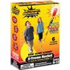 Stomp Rocket D&L Company Stomp Rocket L`Originale X-Treme Rocket 6 Rockets - Viene Fornito con Un lanciarazzi - Giocattolo Razzo Esterno per Ragazzi e Ragazze, dai 9 Anni