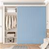 Single tree forest Tende Antipolvere Facili da installare con binari autoadesivi, Adatte per armadi, lavatrici e cucine-Sky Blue- W150cmxH200cm