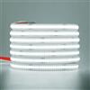 Wisada 24V COB LED Strip Light, 320 LEDs/m, IP68 Impermeabile, Flessibile Striscia di Luce LED per Rooflight Soggiorno Cucina Decorazione (Bianco (6000-6500K), 4M)