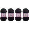 Alize 55% cotone 45% acrilico filato Alize cotone filo oro uncinetto mano arte maglia Lotto di 4skn 400 gr 1444 yds (60-nero)