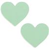 ZNQNDSR Pelle Adesiva per Riparazioni Toppe di Riparazione in Pelle A Forma di Cuore, Tagliabili, Autoadesive, con Texture Litchi, per Divani, Sedili Auto E Giacche(Light Green)