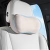Dapucarin Cuscino Poggiatesta Auto in Memory Foam, Ergonomico Cuscini Ortopedico per Guidatore e Viaggi, Sostiene Collo Allevia Dolore Supporto Cervicale per Guida, Grigio, 1 Pezzo