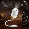 Eroshoo Proiettore Galaxy Star 2 in 1, luce notturna olografica HD intelligente con 10 film, rotazione a 360°, lampada USB plug and play da soffitto con luminosità regolabile, lampada LED Space Galaxy