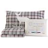 HomeLife Set Lenzuola Letto Singolo Cotone Completo Fantasia Made in Italy | Lenzuolo Sopra, Sotto con Angoli, 1 Federa | Cotone 100% OEKO-TEX | Cervi Grigio