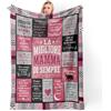 TheGiffter Regalo Mamma, Regalo Mamma Compleanno, Coperta Flanella | Idee Regali per Mamma Natale San Compleanno Valentino del da Figlia Figlio, Regali per Donna Originali