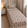 GX GARGIX Completo Letto Singolo Flanella - Varie Fantasie, Ideale per l'Inverno (SINGOLO, SOFS-9)