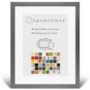 RahmenMax PuzzelMax - Cornice portafoto per poster 35 x 50 cm, grigio scuro, 50 x 35 cm, con vetro sintetico trasparente