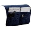 XDKS Organizzatore Divano, 6 Tasche Antiscivolo Poltrona Storage Bag, Poltrona Caddy per Tablet, Telefono, Libro, Riviste, Telecomando TV (Navy)