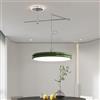 QAZXDRFG Lampada a Sospensione Moderna a LED con dimmer, Grande Braccio Girevole, Rotonda, Lunga 15,7 Pollici, 43 W, cromata, Regolabile, per Isola Cucina, Camera da Letto, Soggiorno