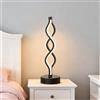 Maimeili Lampade da tavolo a LED moderne Lampade da scrivania a spirale dimmabili uniche con 3 livelli di colori per camera da letto da letto e soggiorno Ufficio Libreria Art Wall Decor