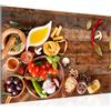 Runa Art Quadro Cucina Spezie Moderni Murale - Made In Germany - Sala Da Pranzo Marrone Corridoio 019215a