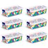 Acan Tradineur - Confezione da 6 mini scatole trasparenti in plastica, contenitore per riporre bottoni, filo o cibo, 3,8 x 12 x 8 cm, 200 ml