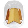 SICIGNANO CASALINGHI Porta Panettone - Porta Pandoro - Contenitore in Plastica con Coperchio Trasparente - Campana Alta - Colore Base Bianco - Misure Diametro 27 cm Altezza 26 cm - Made in Italy