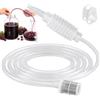 QIMMU Travasatore Vino 1.8m, Pompa Travaso Vino, Brew Sifone Tubo, Travasatore Vino Manuale, Tubo Sifone per Birra, Brew Syphon Filtro Tubo Manuale, per Vino, Birra, Vin de Fruits, Vinification