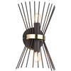Trio Leuchten TRIO ROD Wand lamp - Zwart goud