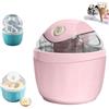 Generic Mini Ice Cream Maker,17oz Electric Personal Ice Cream Maker Machine,Quick 15 Minutes Small Home Automatic Homemade Dessert Makers,Compact Electric Icecream Machine for Kitchen,Family
