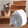 Homwiz Antiscivolo per Tappeti Trasparenti, 15 Pezzi Tappeti Antiscivolo per Scale Interni Adesivi, Set di Tappetini per Gradini per Proteggere Animali Domestici, Anziani e Bambini (61x10 cm)