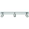 Trio Leuchten Lampada da soffitto GU10, Nickel Satinato, 5 x 54 x 13 cm