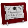 LO REALIZZO Targa Laurea Personalizzata Pergamena Incisa Regalo Dottore Lo Realizzo® | Regalo laurea dottore e dottoressa; pergamena incisa laser oro o argento; biglietto auguri incluso